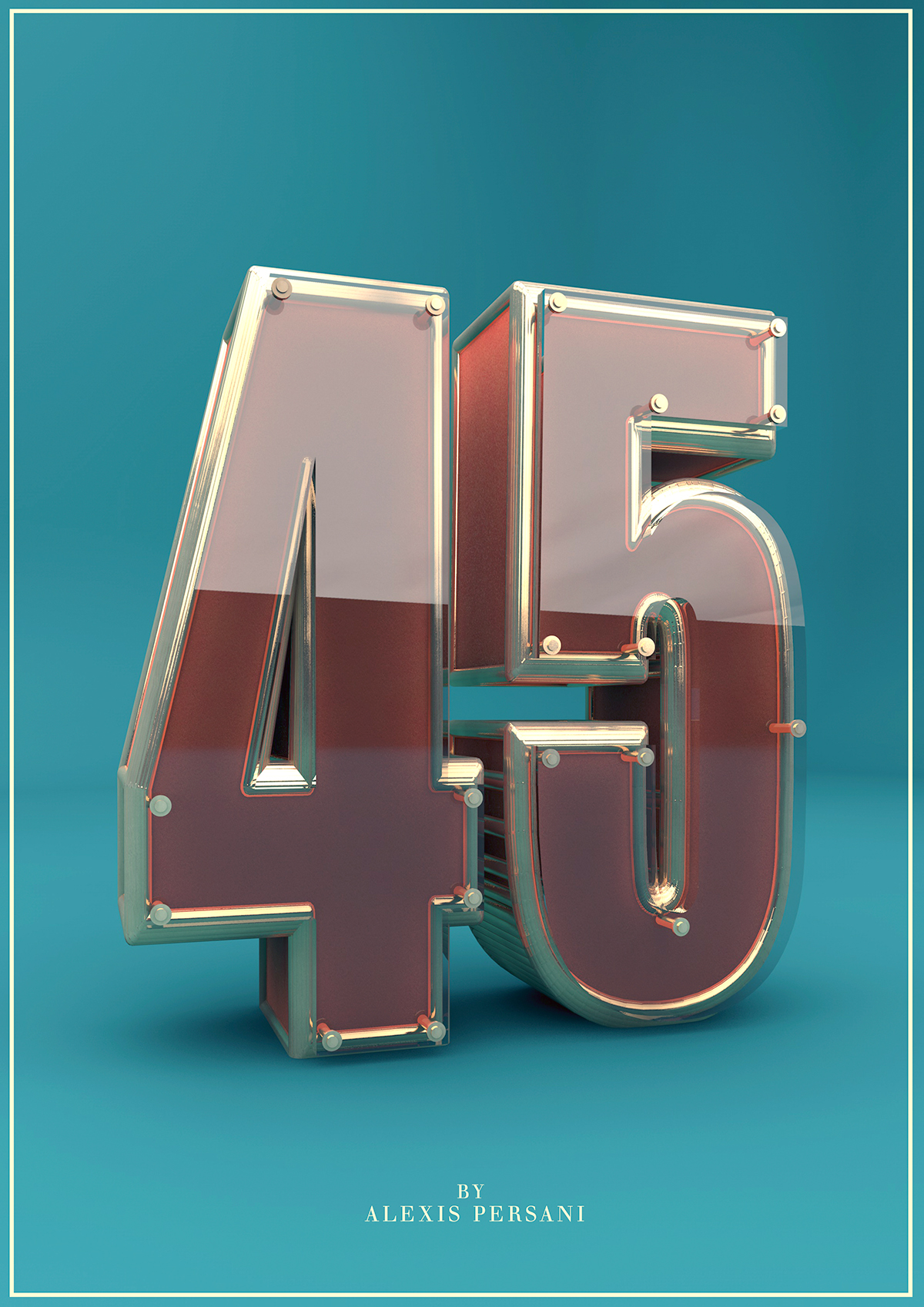 1200x1697  100 креативных чисел /// on Behance