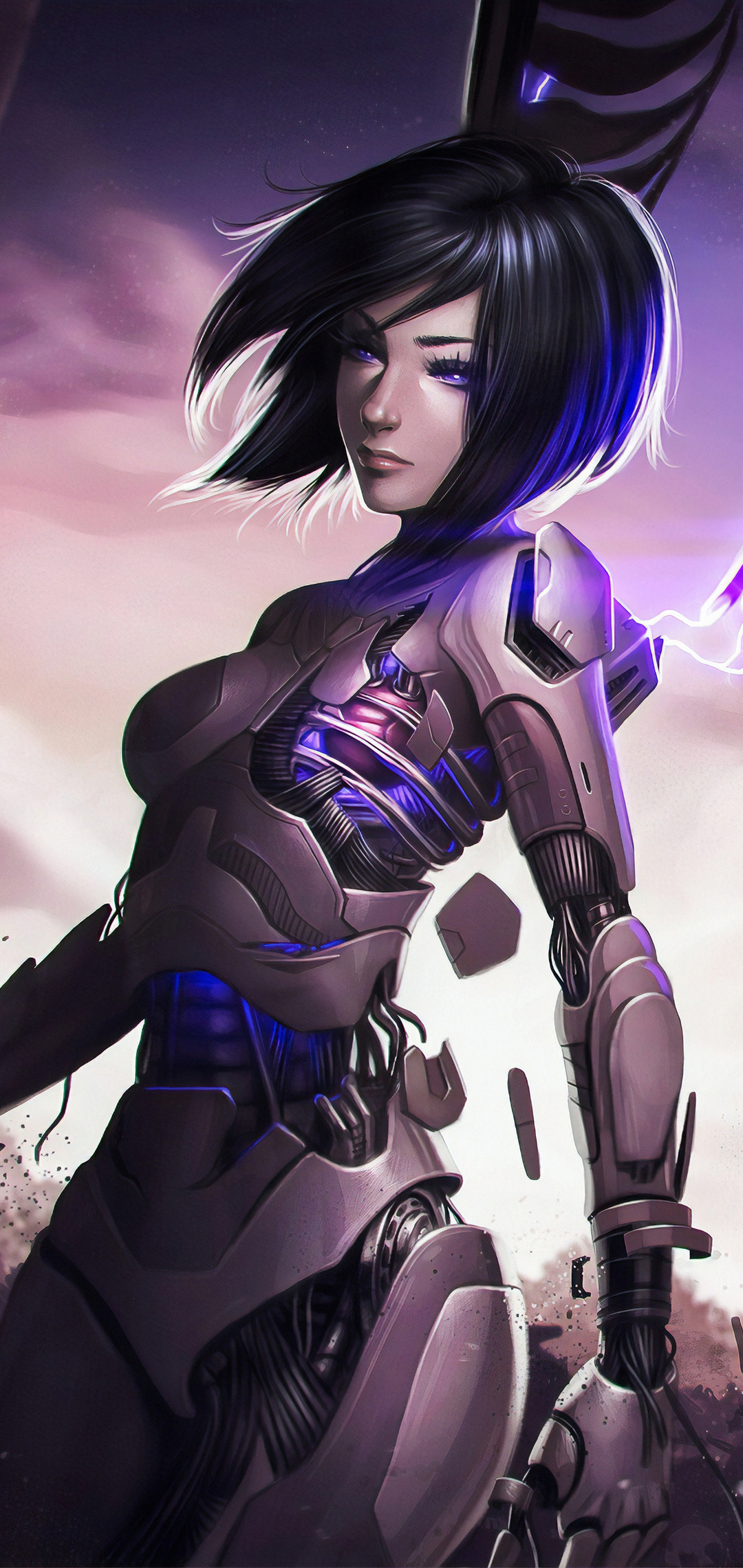 1080x2280  Боевой ангел Алита Art 4k One Plus 6,Huawei p20,Honor view 10,Vivo y85,Oppo f7,Xiaomi Mi A2 HD 4k Обои, изображения, фоны, фото и картинки 1080x2280