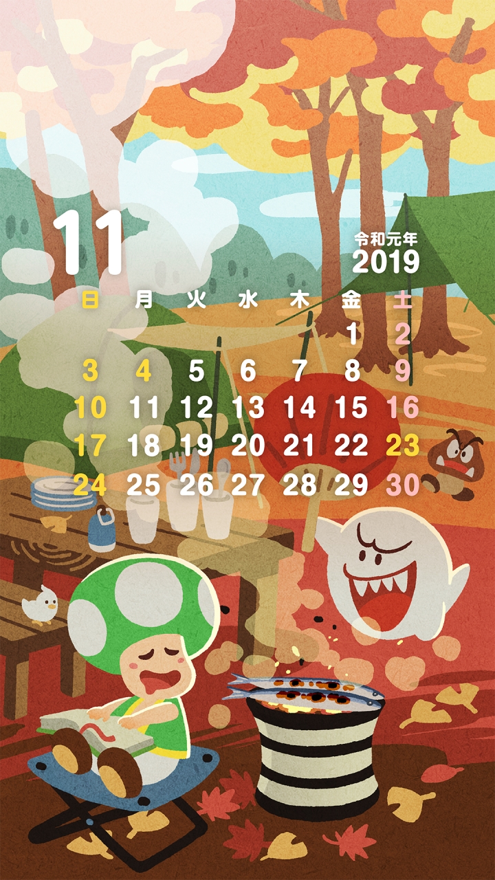 720x1280   Аккаунт Nintendo LINE делится ноябрь 2019 г. Обои | GoNintendo