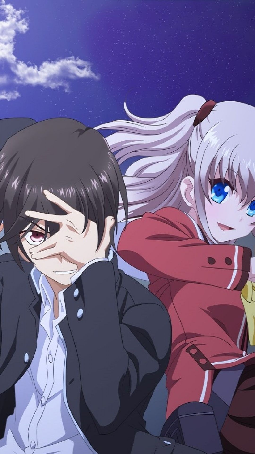 1080x1920  Шарлотта Аниме обои на телефон (21 фото)