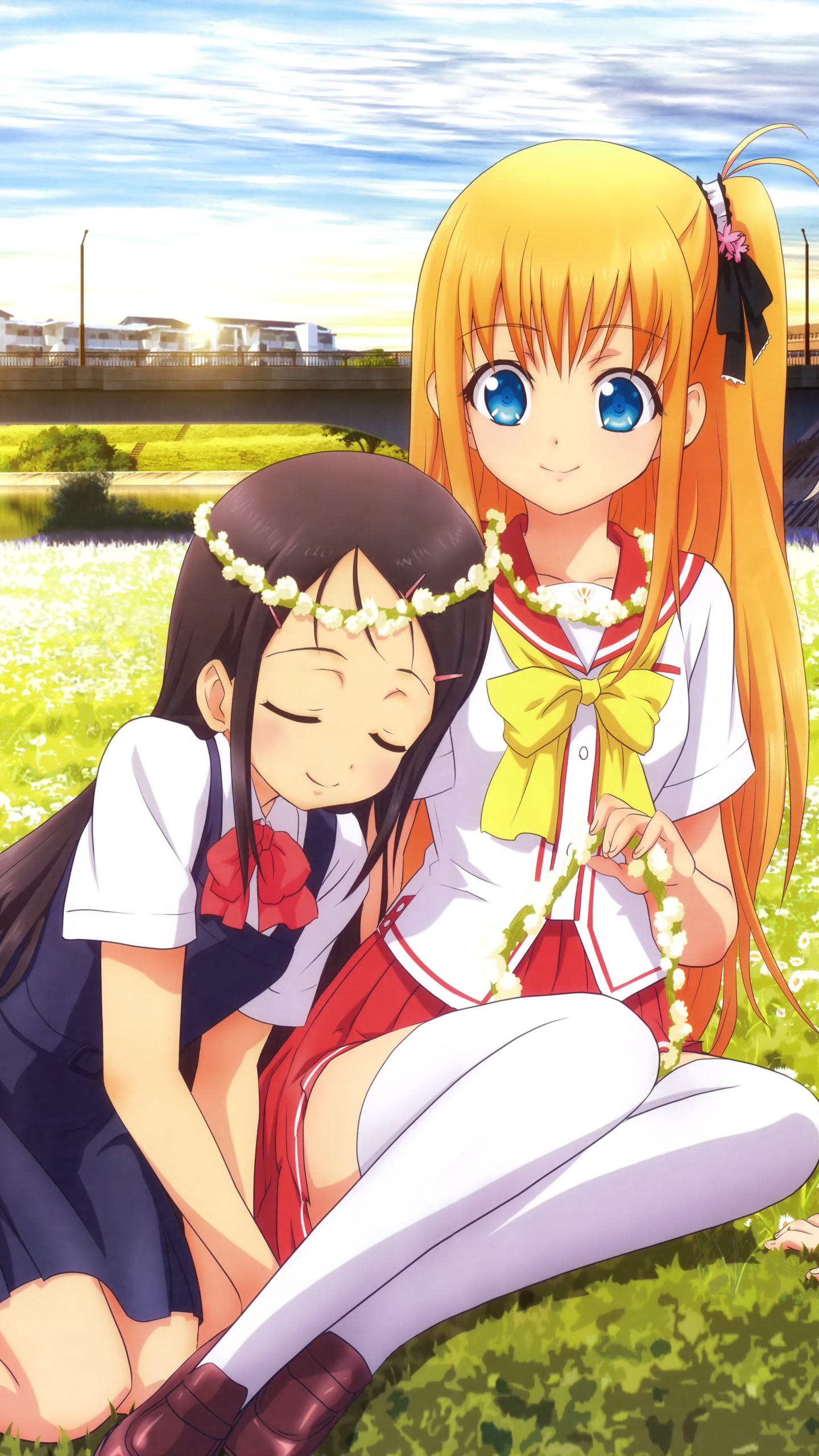 1440x2560  Обои на телефон: Аниме, Шарлотта, Нао Томори, Шарлотта (Аниме), Юса  Нисимори, Аюми Отосака, 1224924 скачать картинку бесплатно.