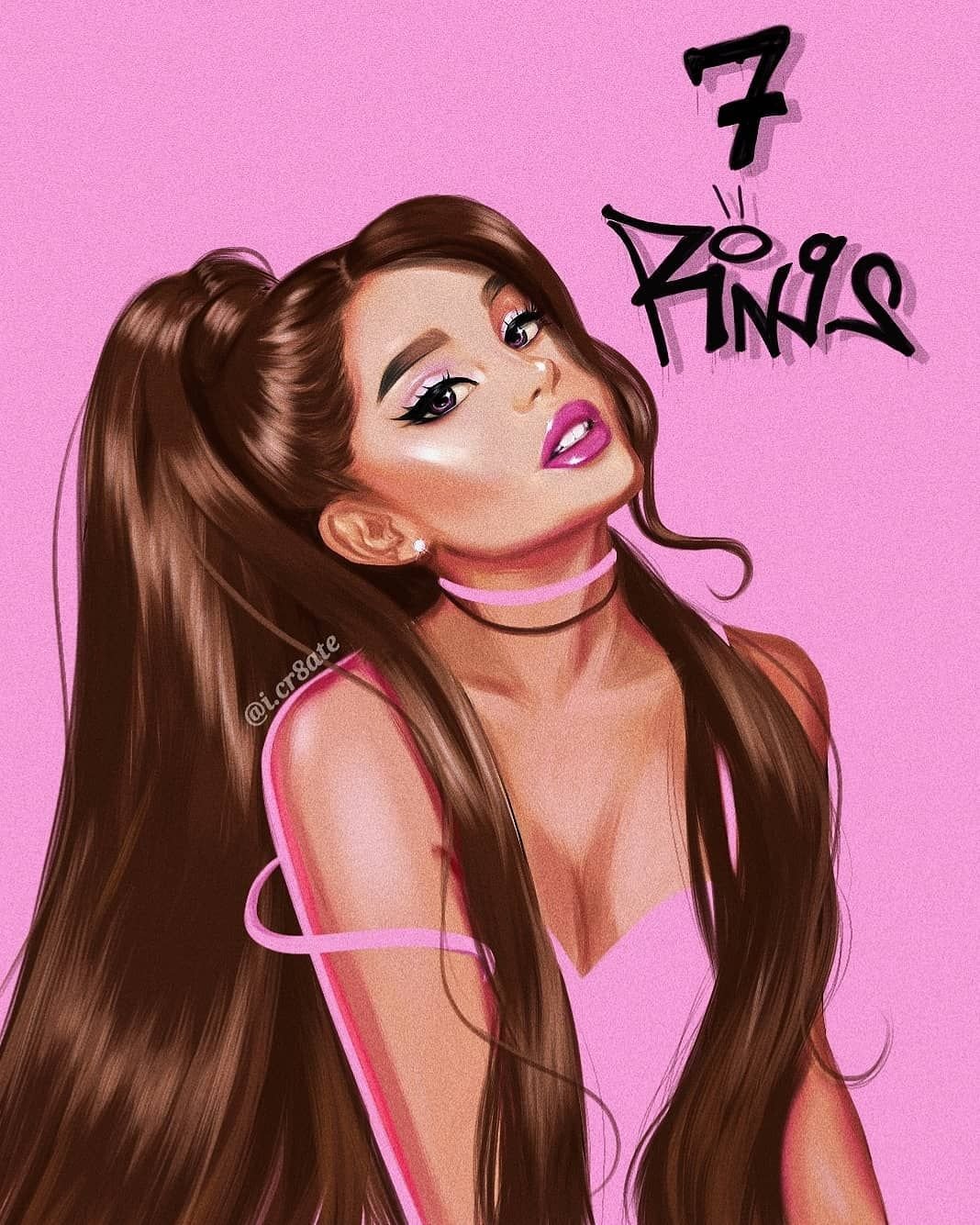 1068x1335  Ариана Гранде арт - 35 фото