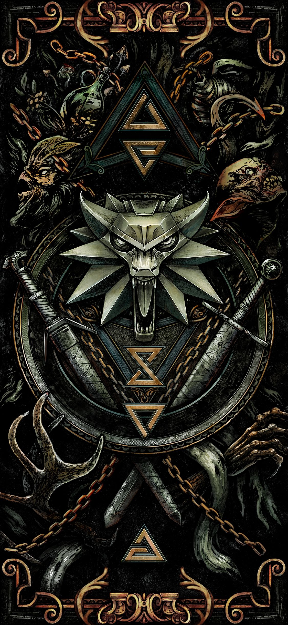 1125x2436  NICE WALLPAPER : r/witcher