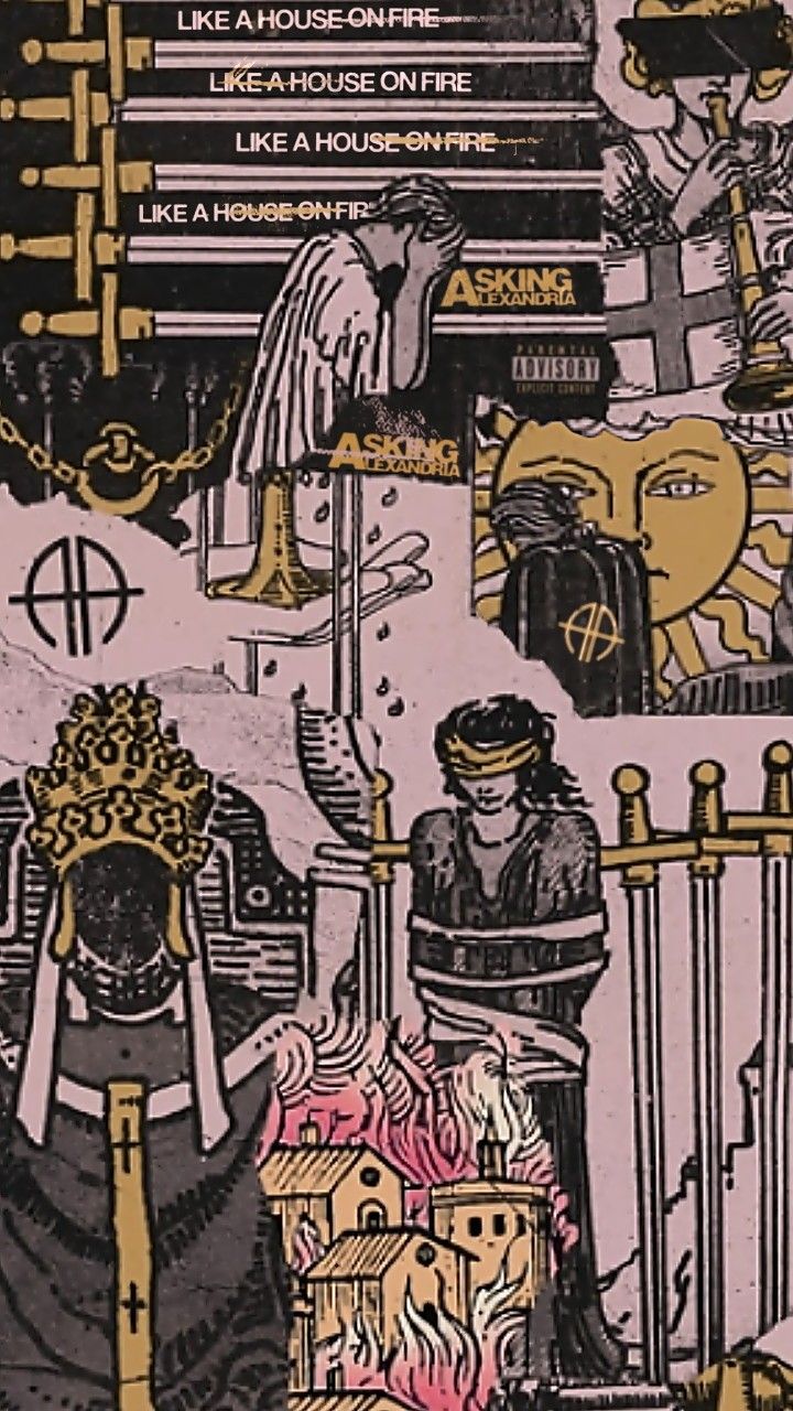 720x1280  AA - 06 - Как дом в огне - обои | Сени, Рок-панк, Обои понсел