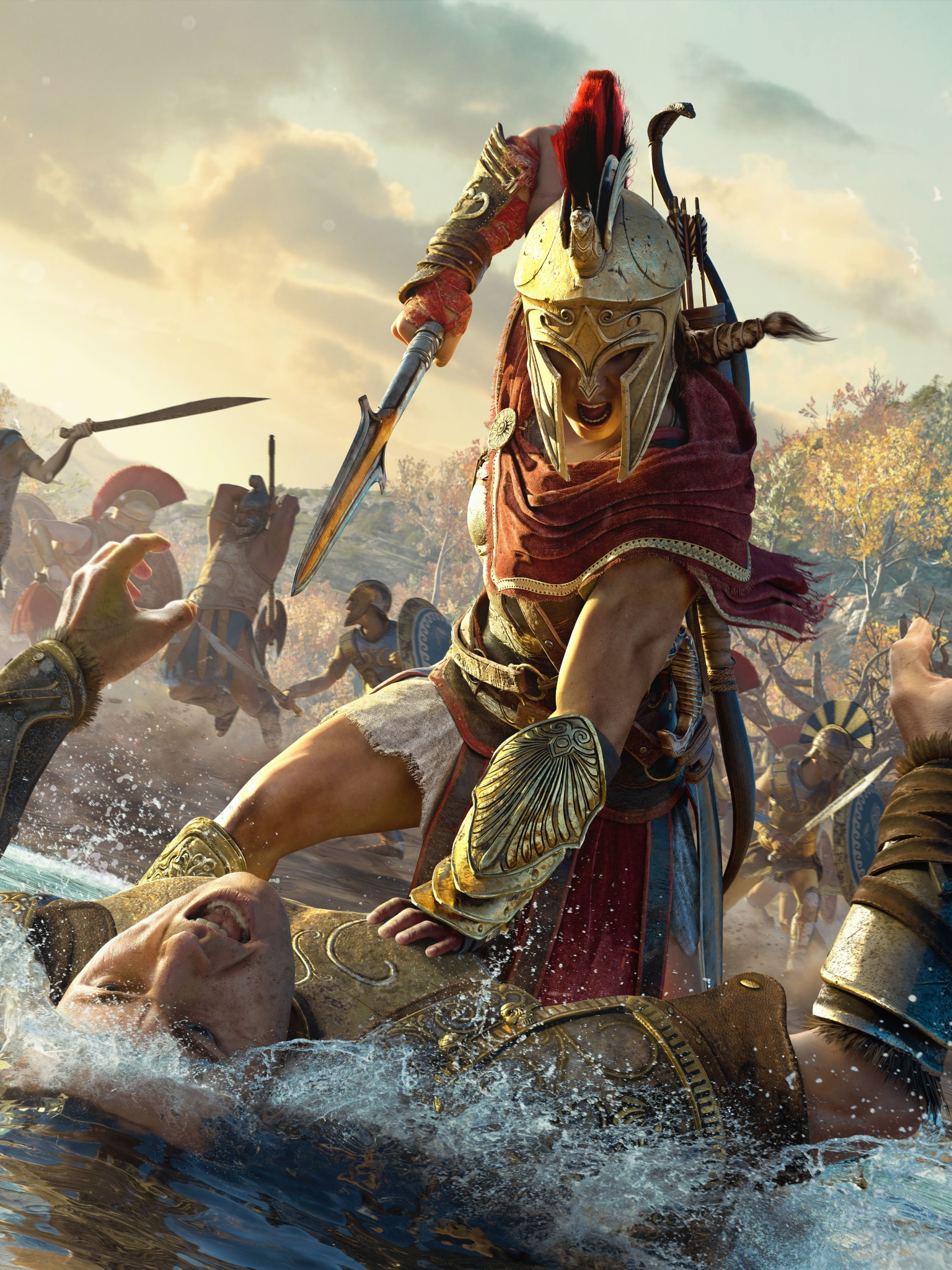 1536x2048  Скачать картинки «Assassin's Creed Odyssey» на телефон, бесплатные HD картинки «Assassin's Creed Odyssey»