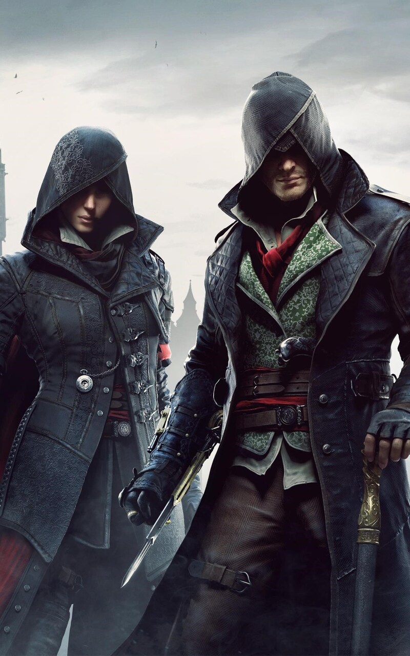 800x1280  Скачать обои Скрытный убийца из Assassin's Creed Syndicate | Обои.com