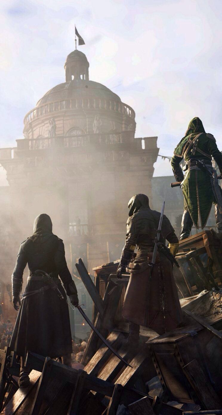 744x1392  Единство Кредо Убийцы | Assassins Creed Unity, Assassin's Creed, Обои Assassin's Creed