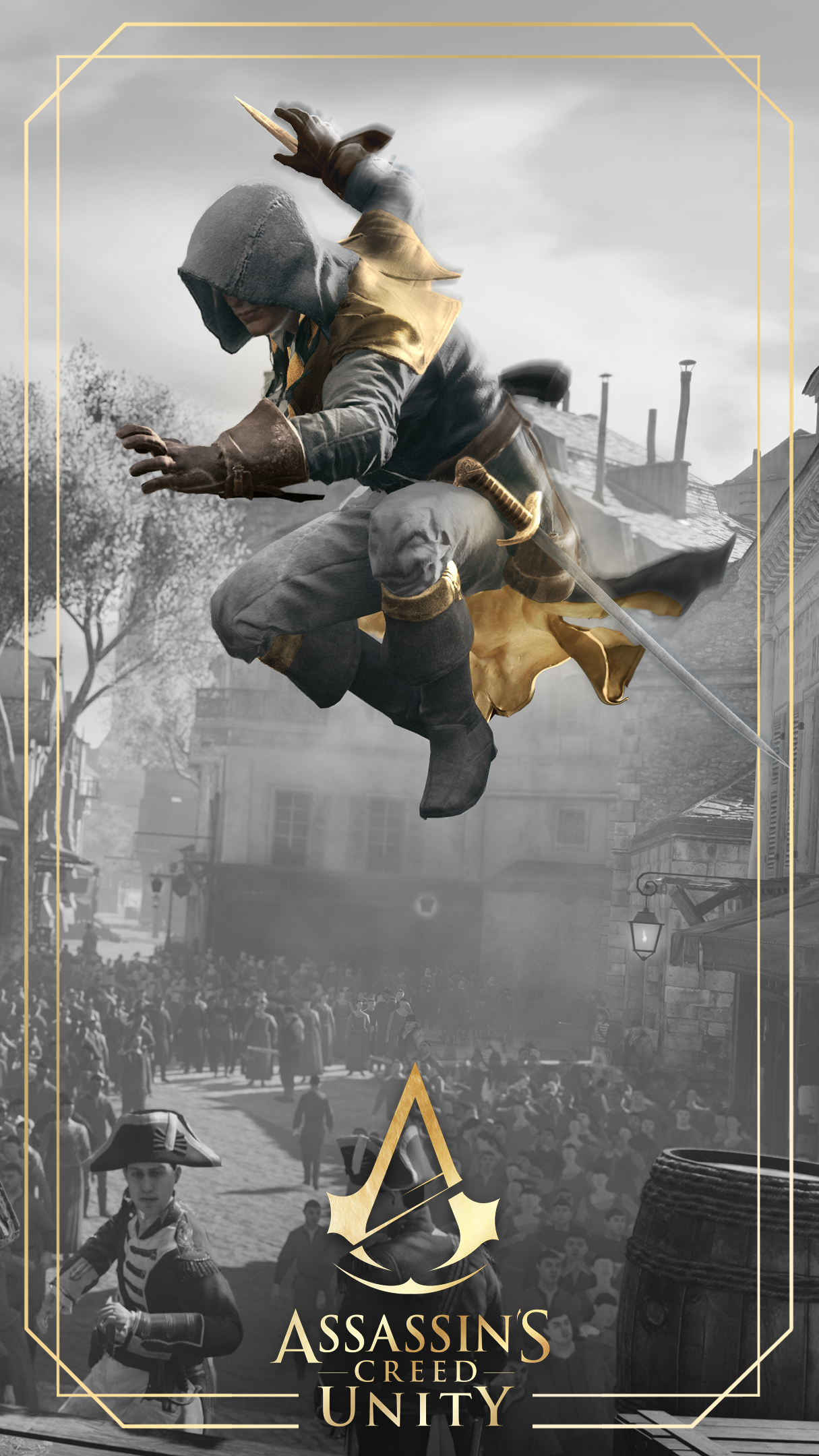 1215x2160  Скачать Фон Эйфелевой башни для Iphone X Assassin's Creed Валгалла | Обои.com