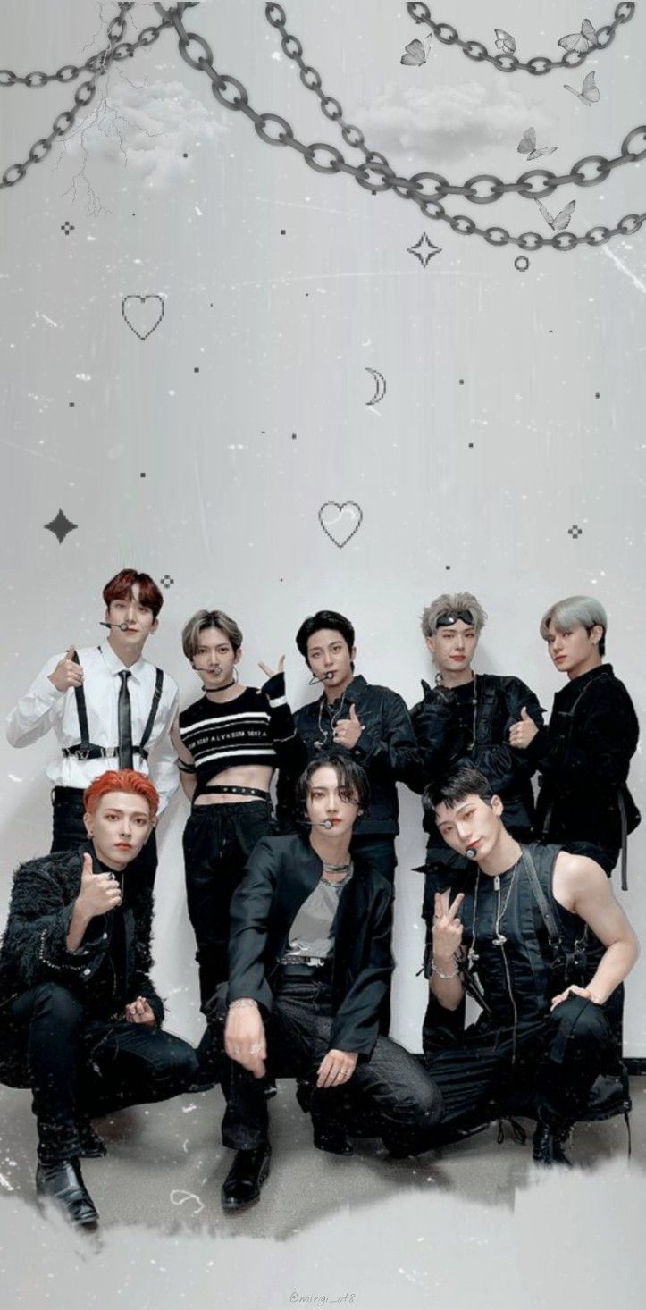 723x1466  ATEEZ обои | Музыкальные обои, Kpop обои, Обои