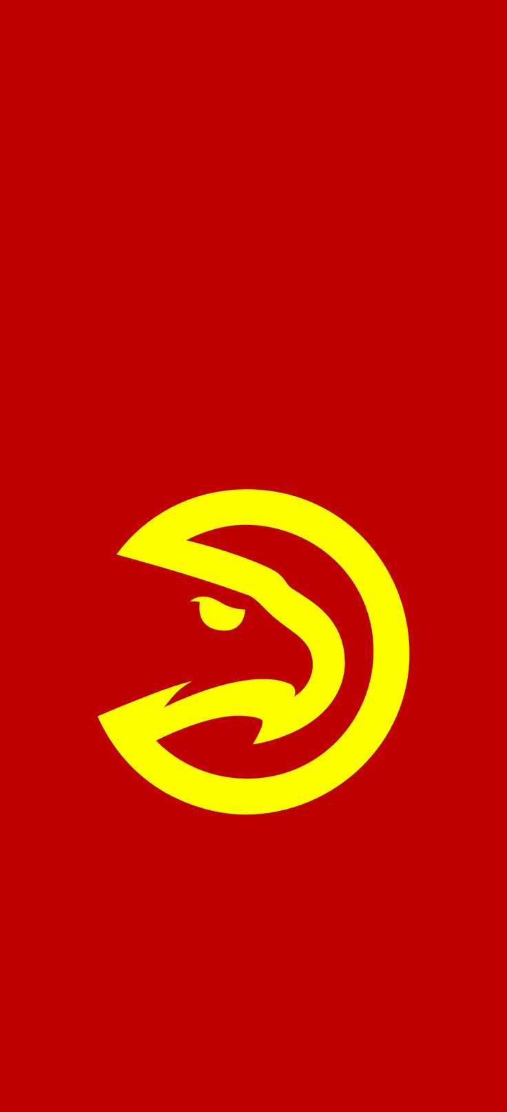 736x1614  Атланта Хокс Минимальный фон | Atlanta Hawks, Фон Нба, Обои Нба