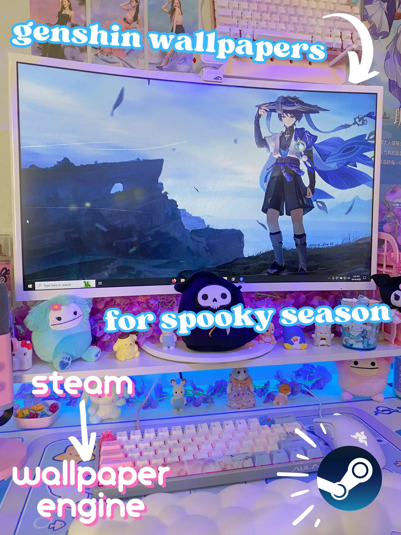 1536x2048  HD обои: аниме, аниме девушки, картинка в картинке, Sabre Alter, Fate Series | Обои Блики