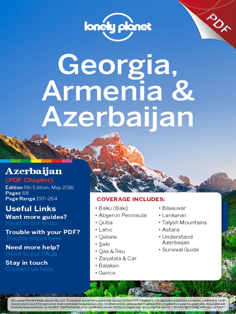 768x1024  Азербайджан - Путеводитель | PDF | Азербайджан