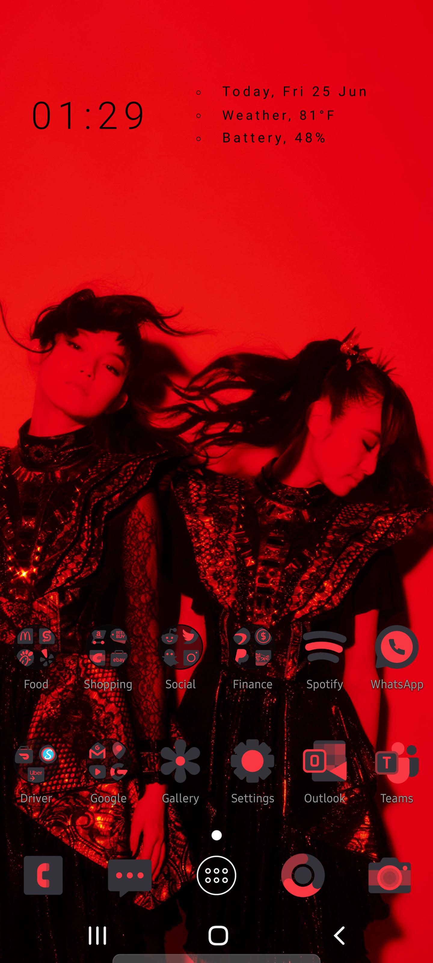 1440x3200  Моя раскладка телефона! Если у кого-то есть качественные обои на телефон, дайте знать! ☺ : r/BABYMETAL