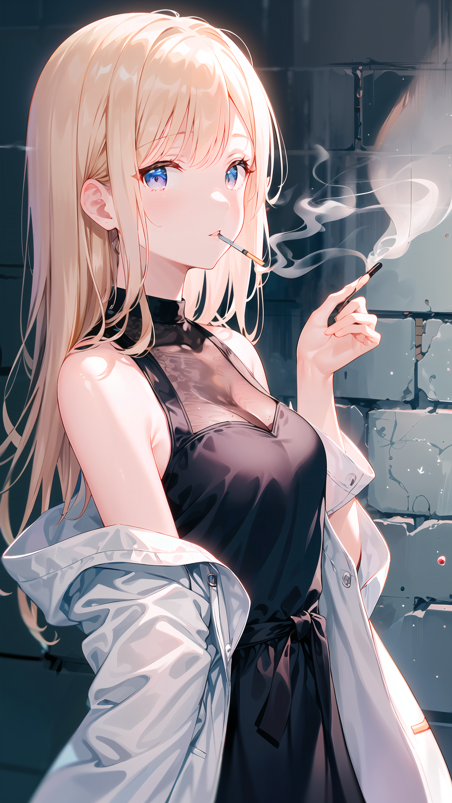 1440x2560  AI Art: плохая девчонка от @SakanakoChan | ПиксАИ