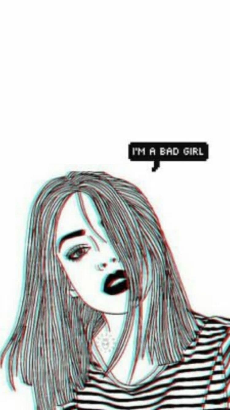 750x1334  Крутые обои Bad Girl - Wallpaper Cave
