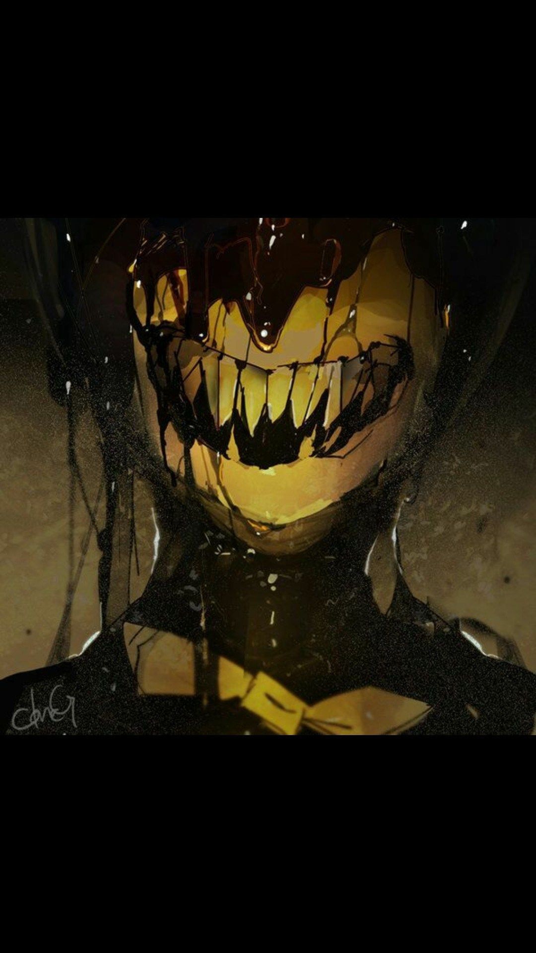 1080x1920  Обои Bendy Ink Demon - Обои Пещера