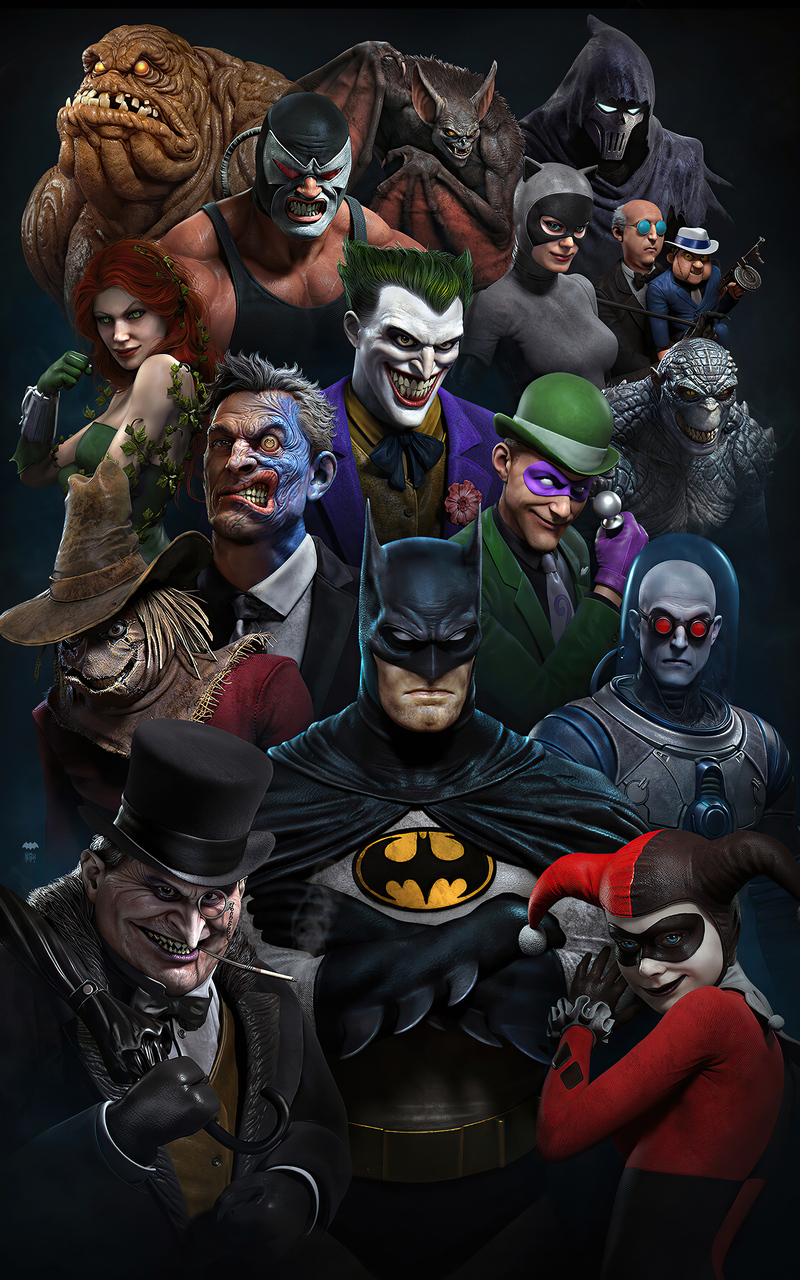 800x1280  Бэтфлек: Рыцари Бэтмена iPhone 6+ HD 4k Обои, изображения, фоны, фото и картинки 1280x2120