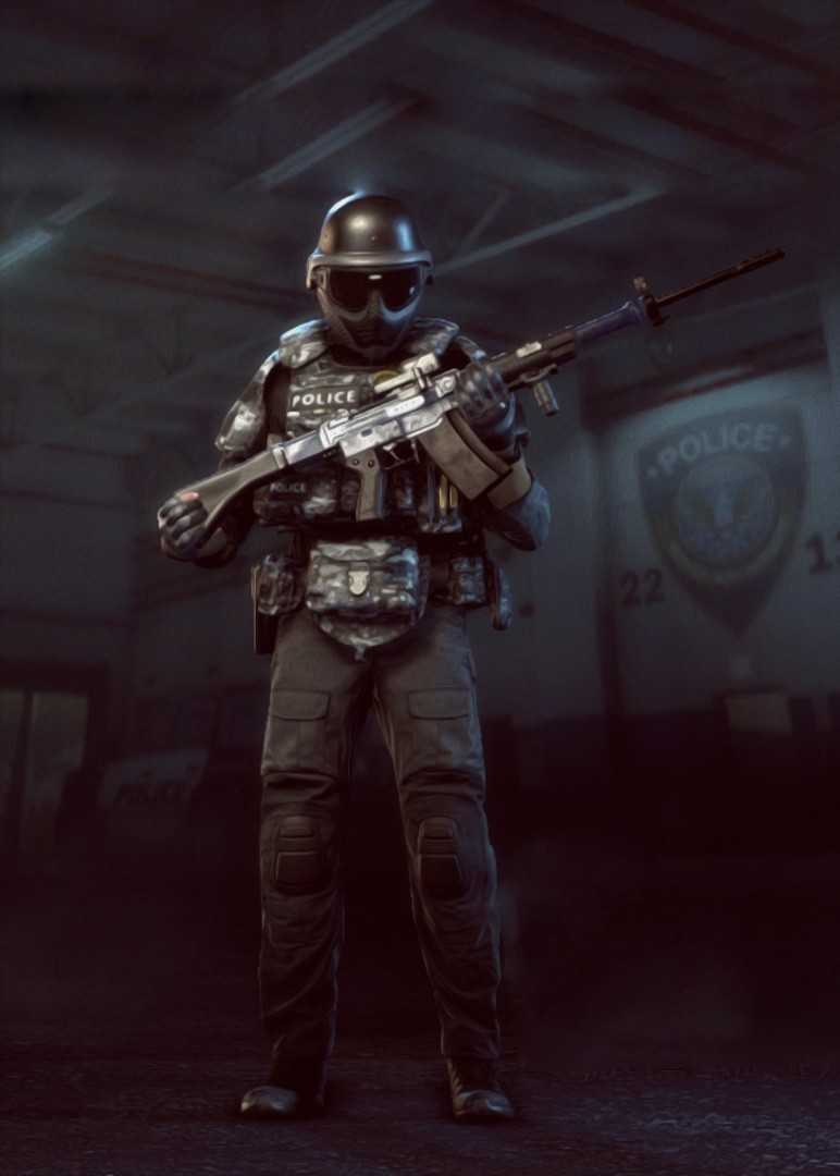 772x1080  Фаддил — Battlefield Hardline