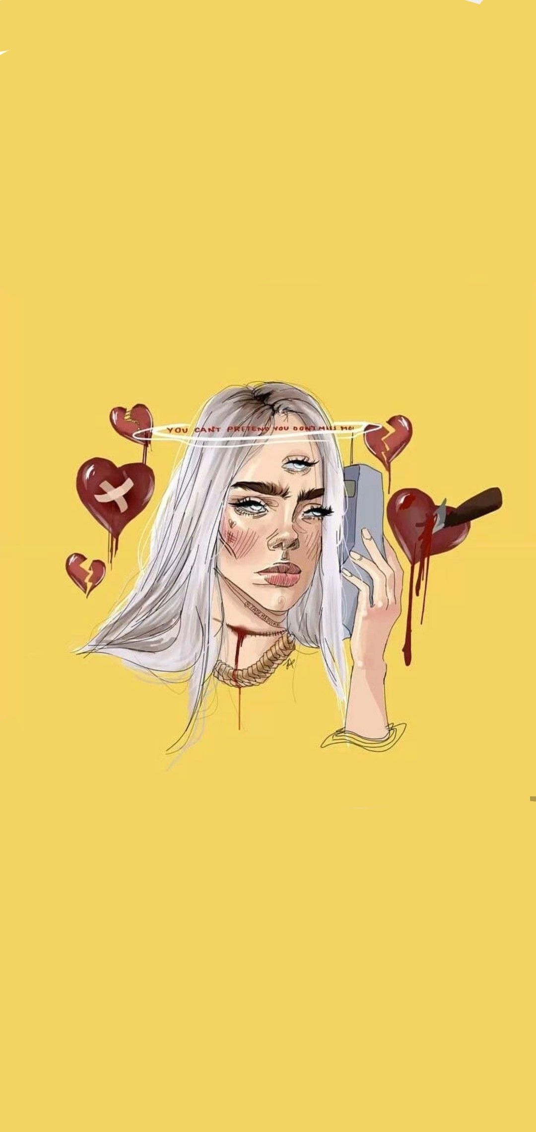 1080x2280  Billie Eilish Wallpapers - Top Free Billie Eilish Backgrounds -  WallpaperAccess | Billie, Billie eilish, Art sketchbook