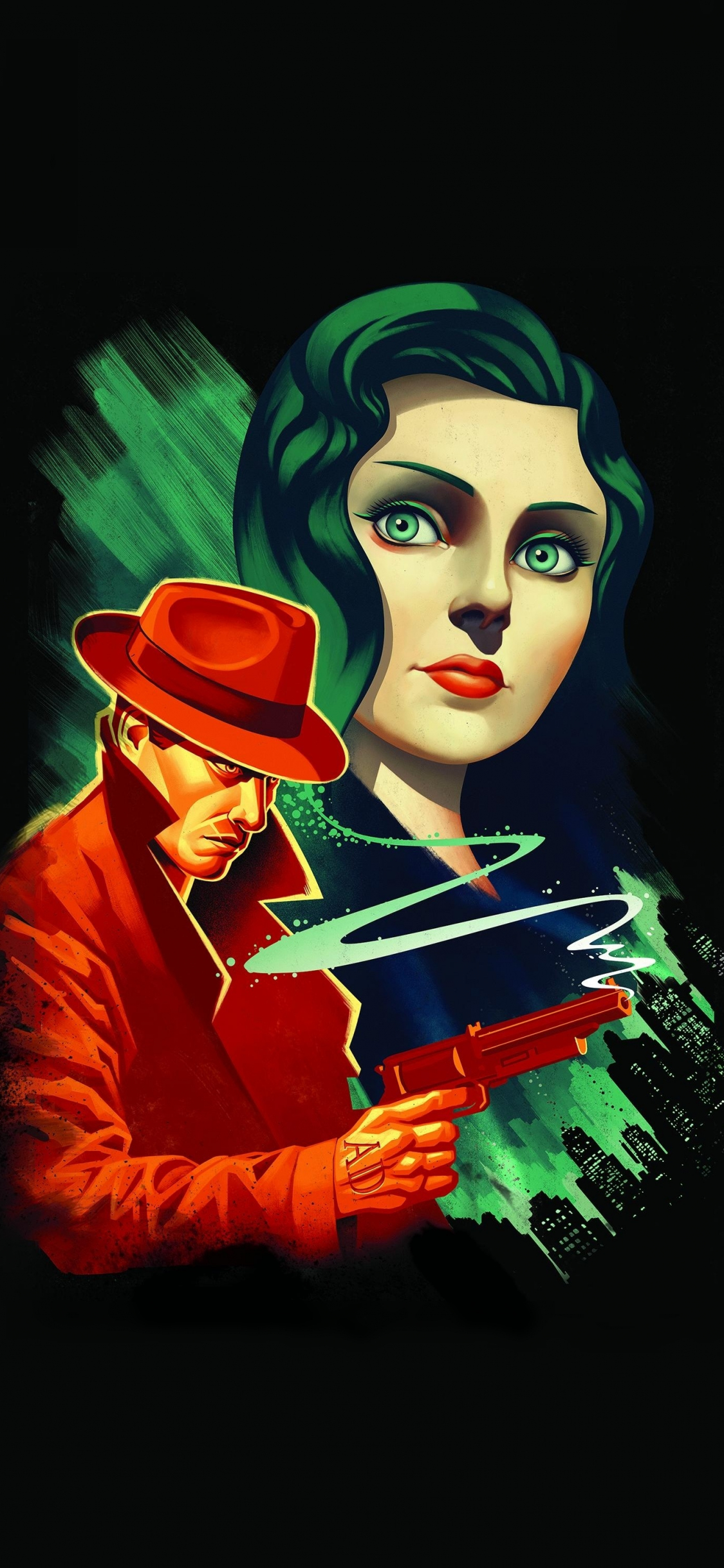 1125x2436  Скачать 1125x2436 постер, минимал, видеоигра, bioshock Infinity, iphone x, 1125x2436 обои, картинки 18017