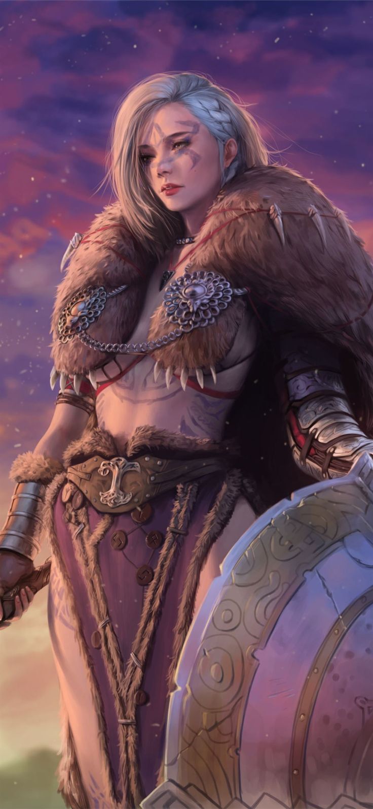 736x1593  Пин на доске Женщина-воин в стиле фэнтези