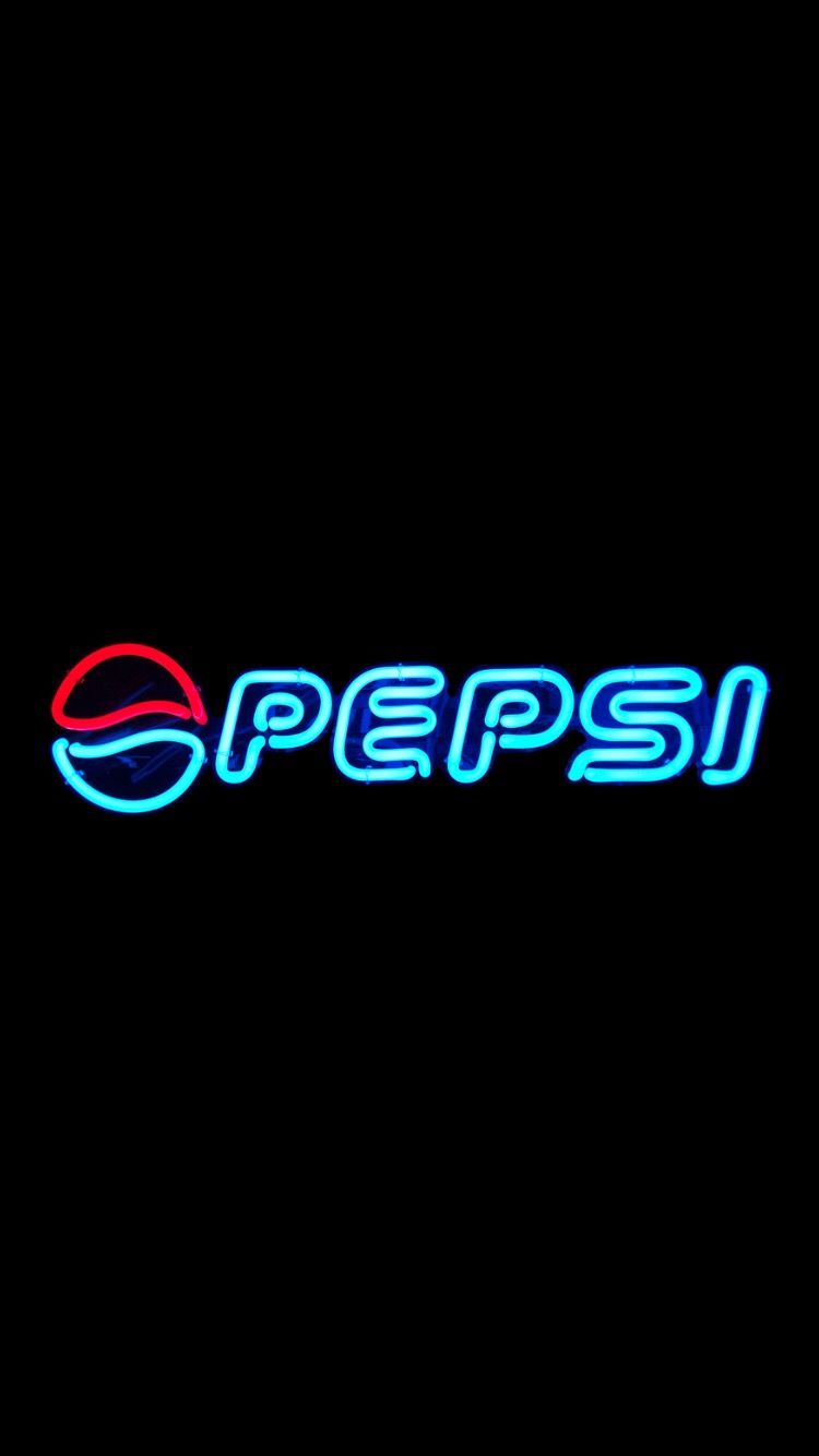 750x1334  neon #neonlights #pepsi #wallpaper #neonwallpaper | Неоновые обои Pepsi vintage Эстетические обои для iphone