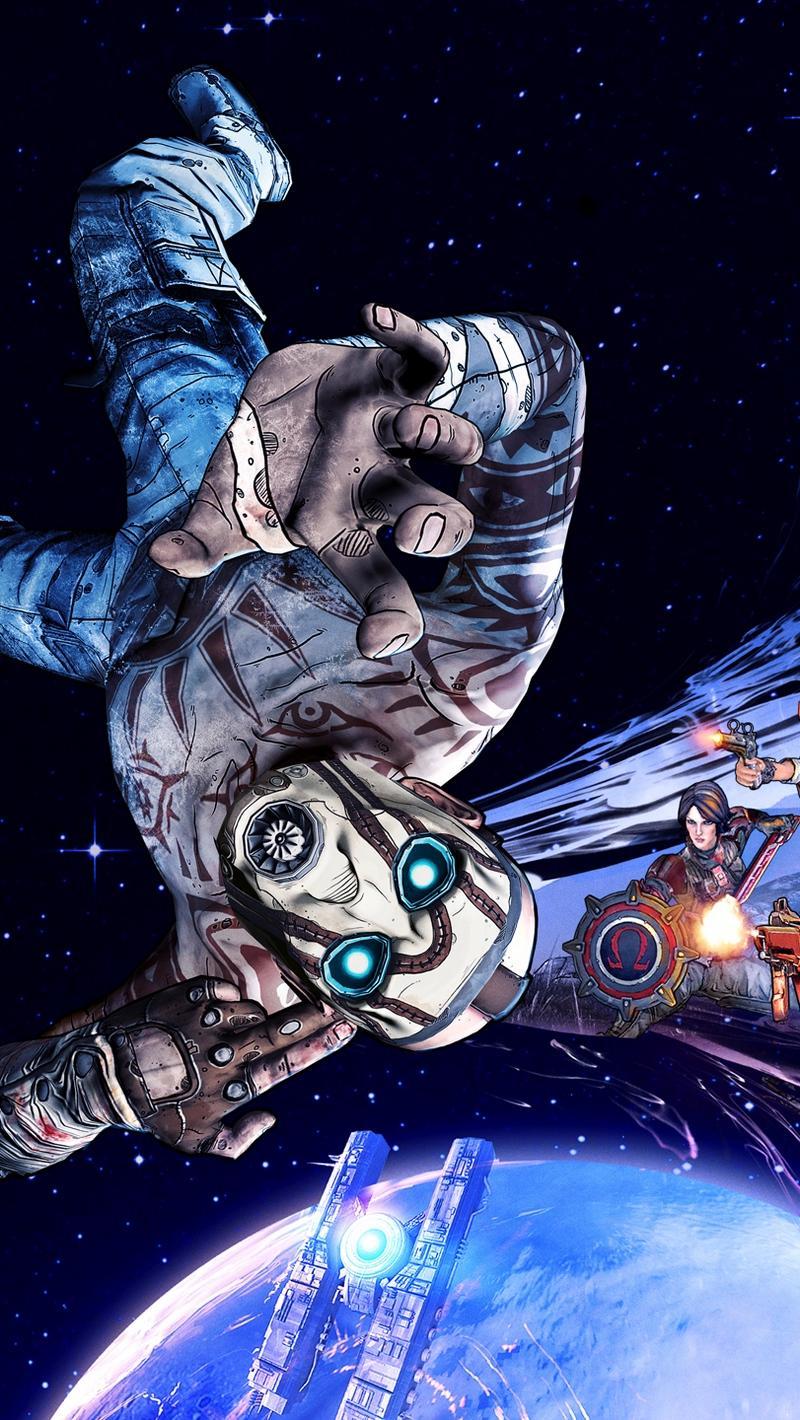 800x1420  Обои для телефона Borderlands 2 — Пещера обоев