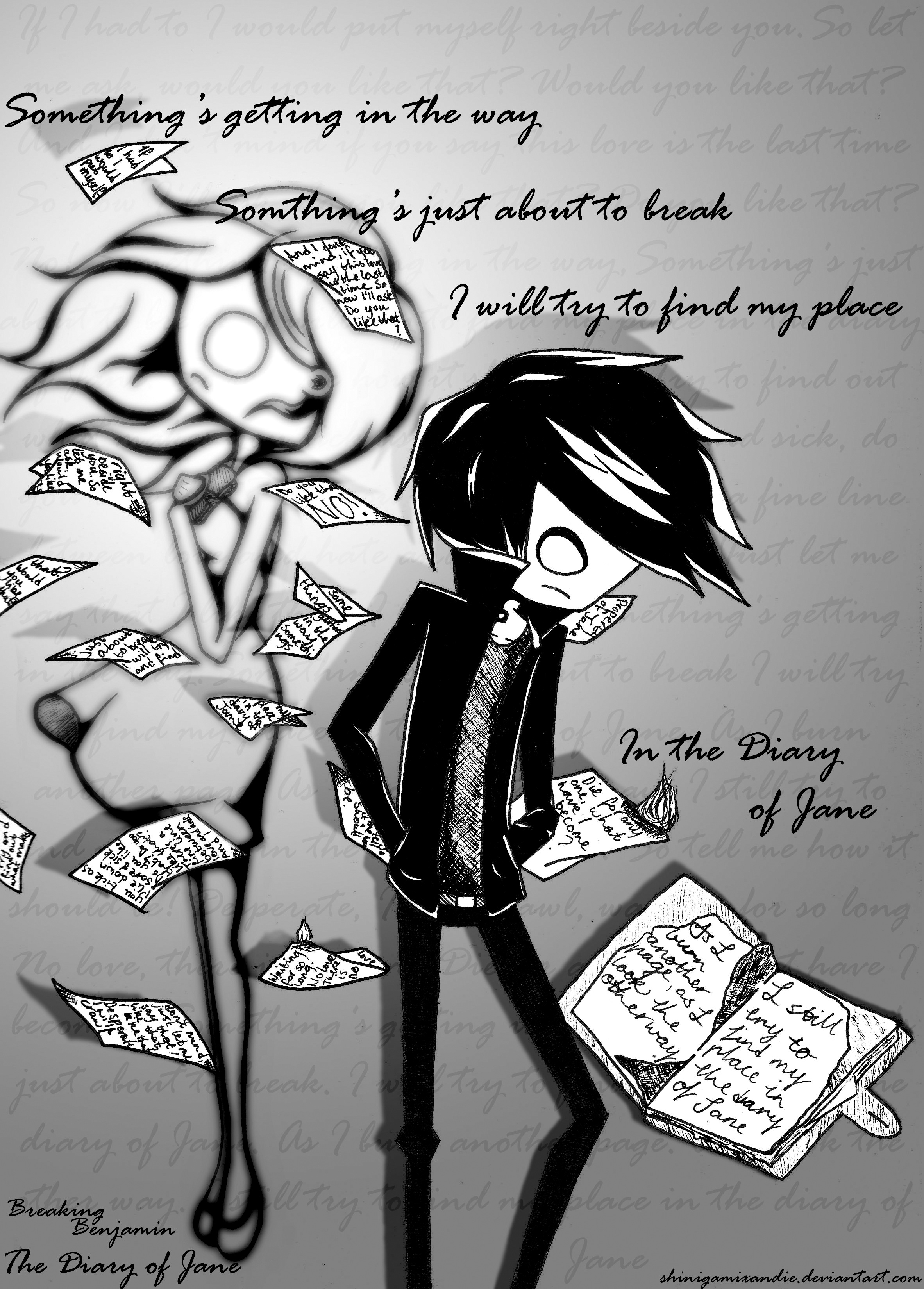 2365x3300  Дневник Джейн Персонажей - Breaking Benjamin фото (33953242) - Fanpop