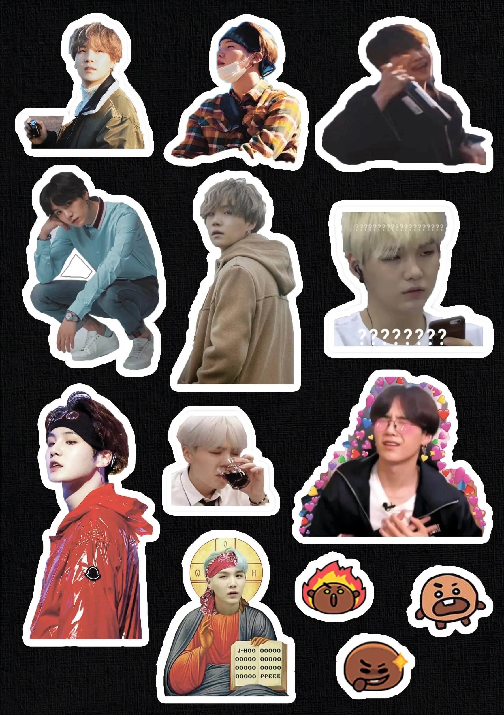 1748x2480  Стикеры наклейки KPOP BTS корейцы айдолы на телефон ноутбук чехол |  AliExpress