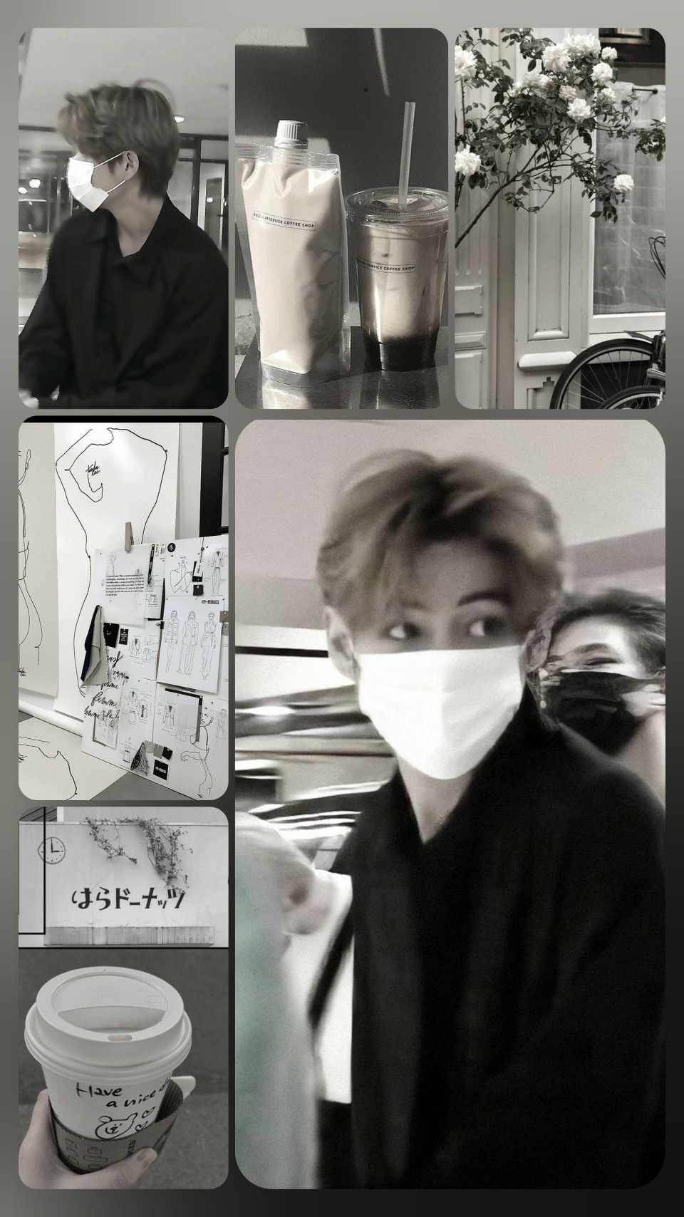 960x1708  ким тэхен | Настенные надписи, Обои, Фан арт