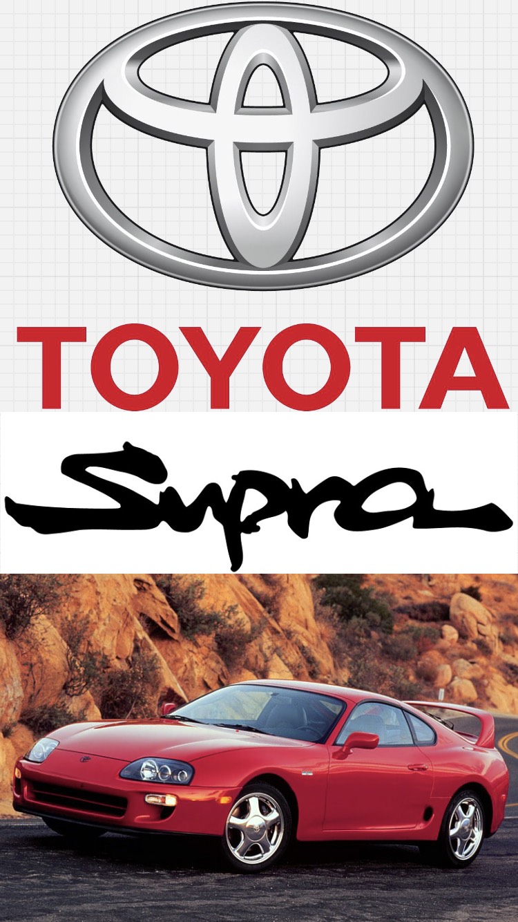 750x1334 Toyota Supra обои для телефонов