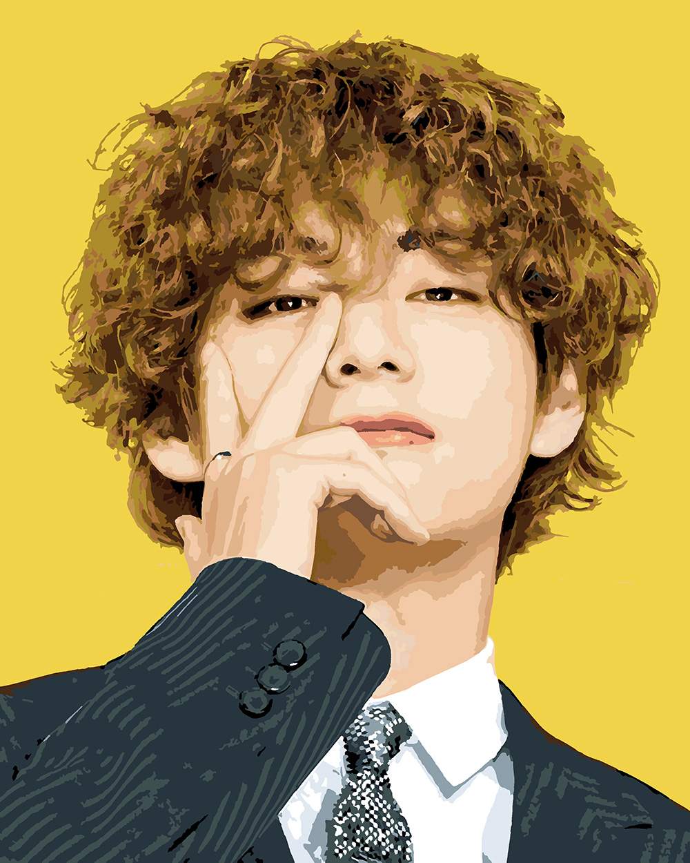 1000x1250  Купить картина по номерам Красиво Красим BTS V Тэхен Кудрявый, 70 х 80 см,  цены на Мегамаркет | Артикул: 600004452022