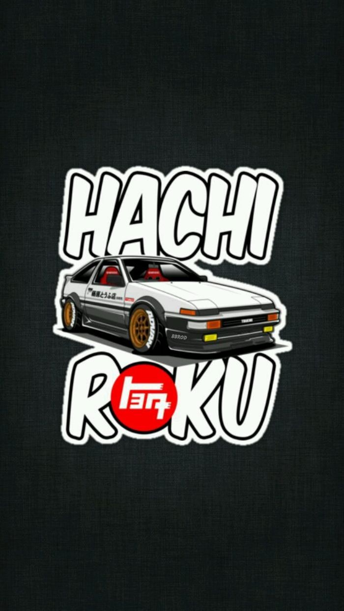 700x1243 Обои для телефона Toyota AE86 .