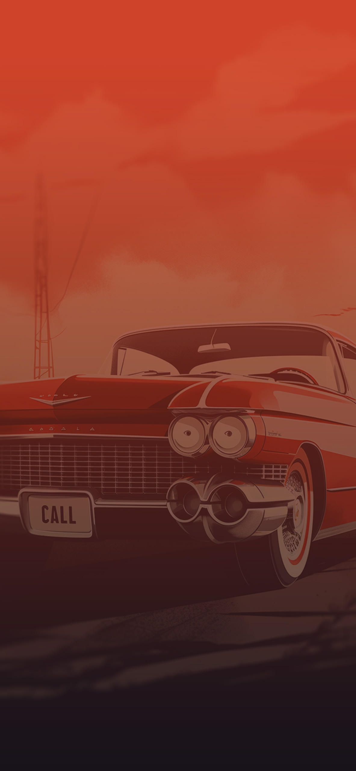 1183x2560  Красный Cadillac Eldorado 1959 Обои - Красный Cadillac Wallpapers