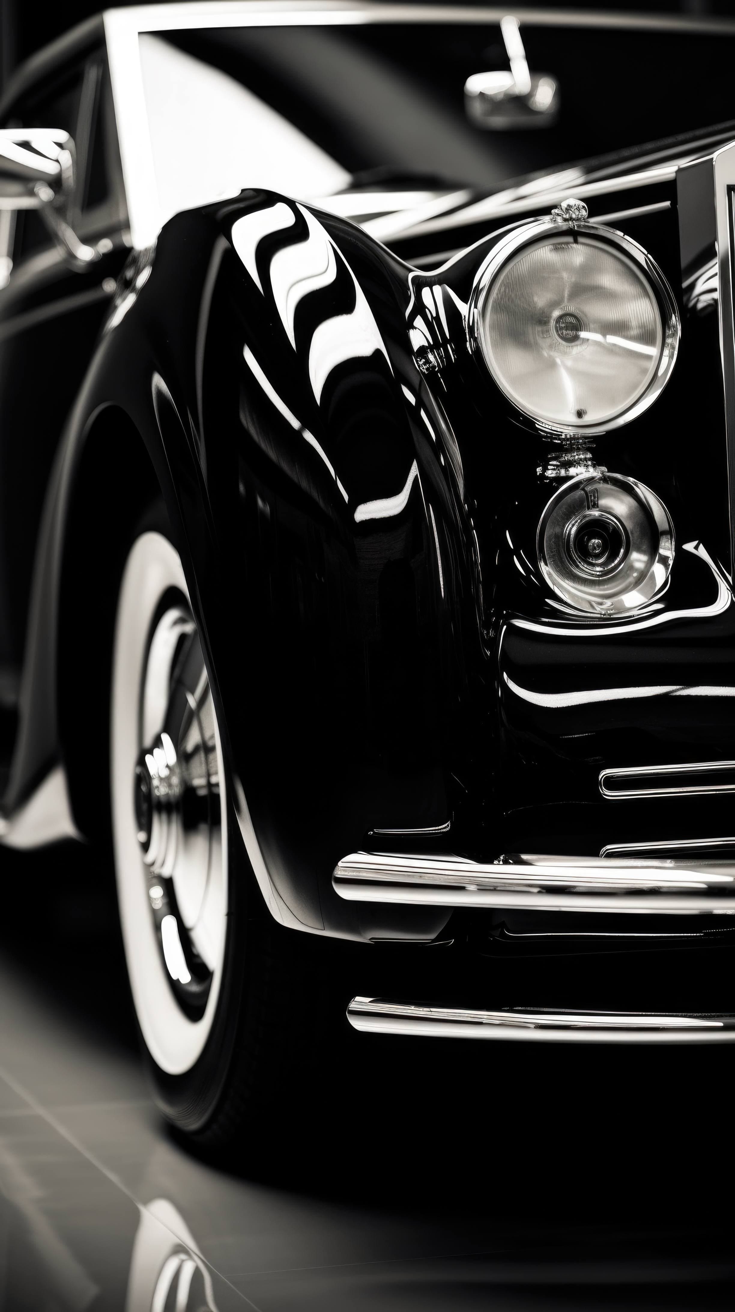 2448x4368  Бесплатные AI художественные изображения старинного автомобиля