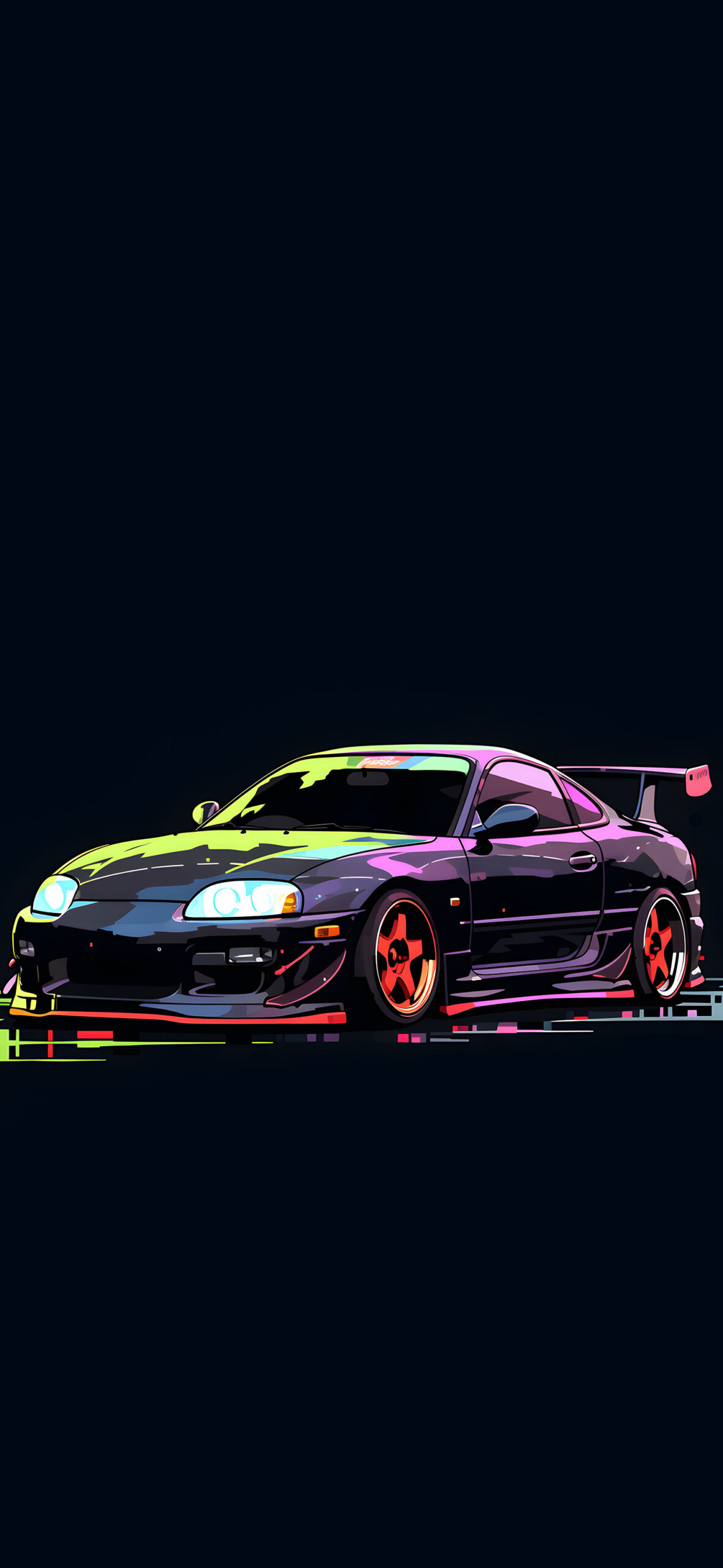 1181x2560  Toyota Supra Cool Dark Wallpapers — Эпические автомобильные обои iPhone