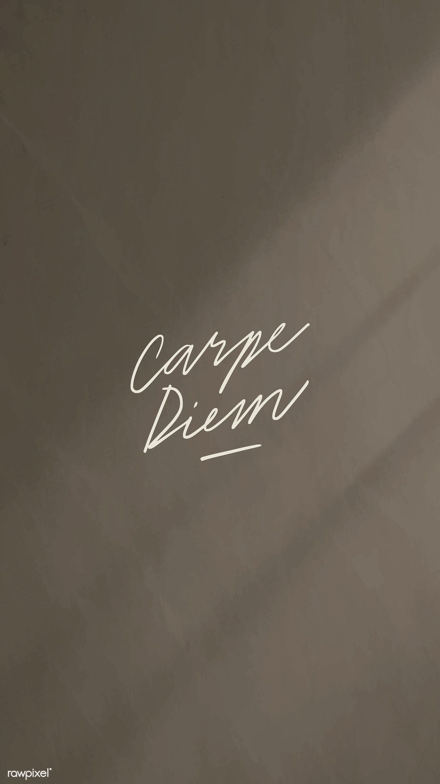 1400x2489  Carpe diem на черном фоне вектор | бесплатное изображение от rawpixel.com / katie | Carpe diem, Татуировки carpe diem, Карп