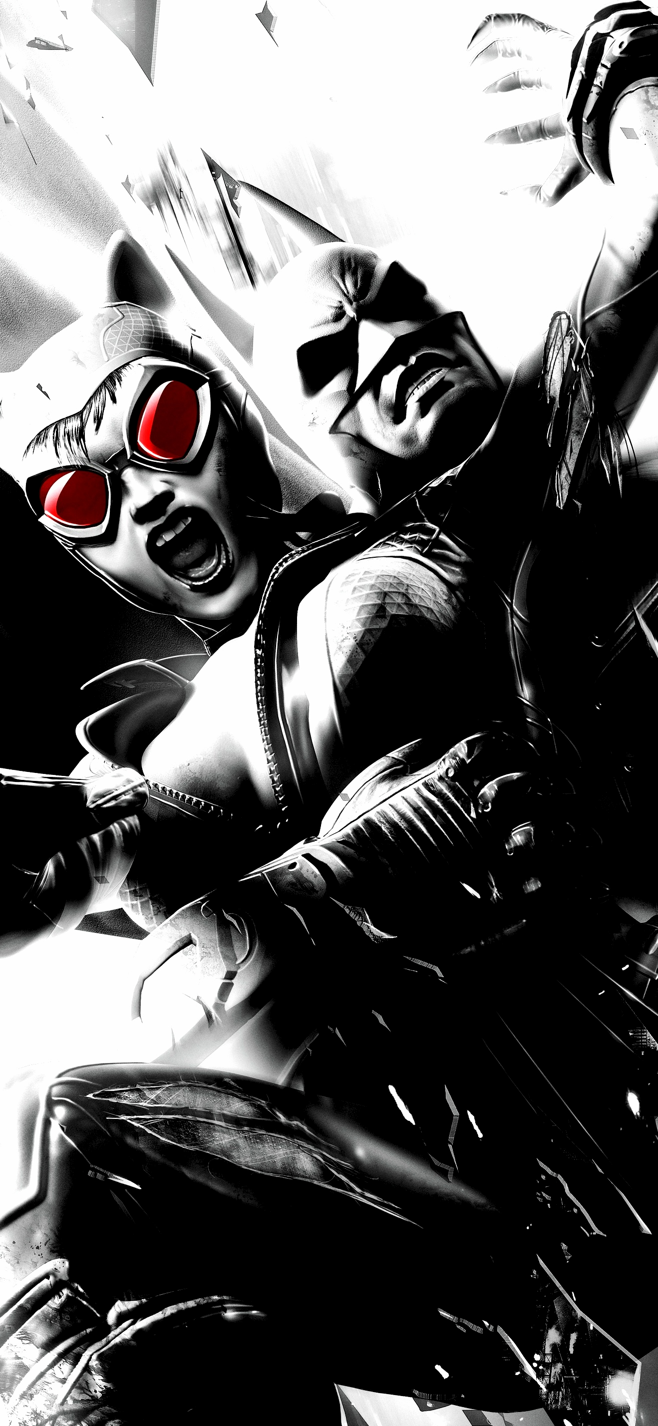 1318x2856  Обои Бэтмен и Женщина-кошка [1318x2856] : r/Amoledbackgrounds