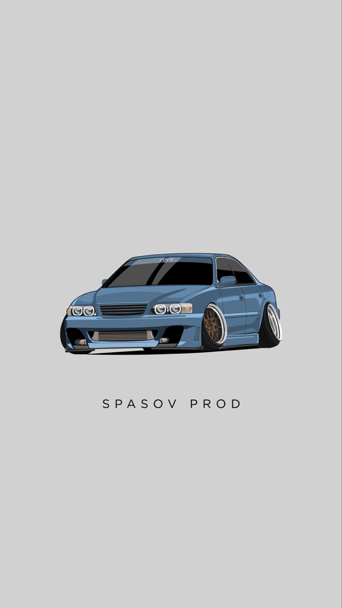 675x1200  Иллюстрация Toyota Chaser JZX100 | Автомобили JDM, Лучшие автомобили JDM, Автомобили Toyota
