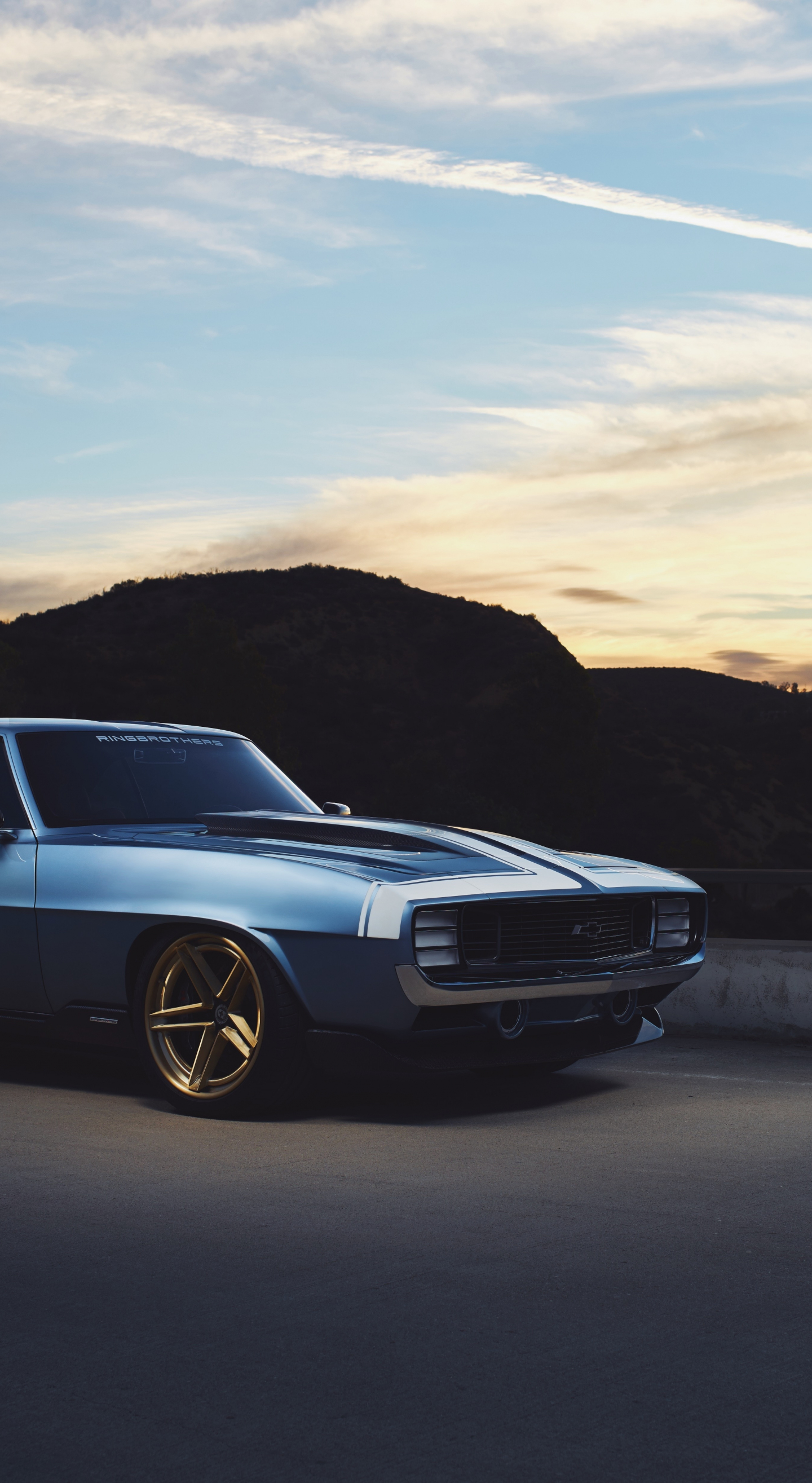 1440x2630  Скачать 1440x2630 1969 chevy camaro g-code, маслкар, samsung galaxy note 8 обои, картинки 1440x2630, 21490