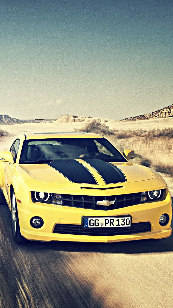 720x1280  Обои для рабочего стола Chevrolet Camaro