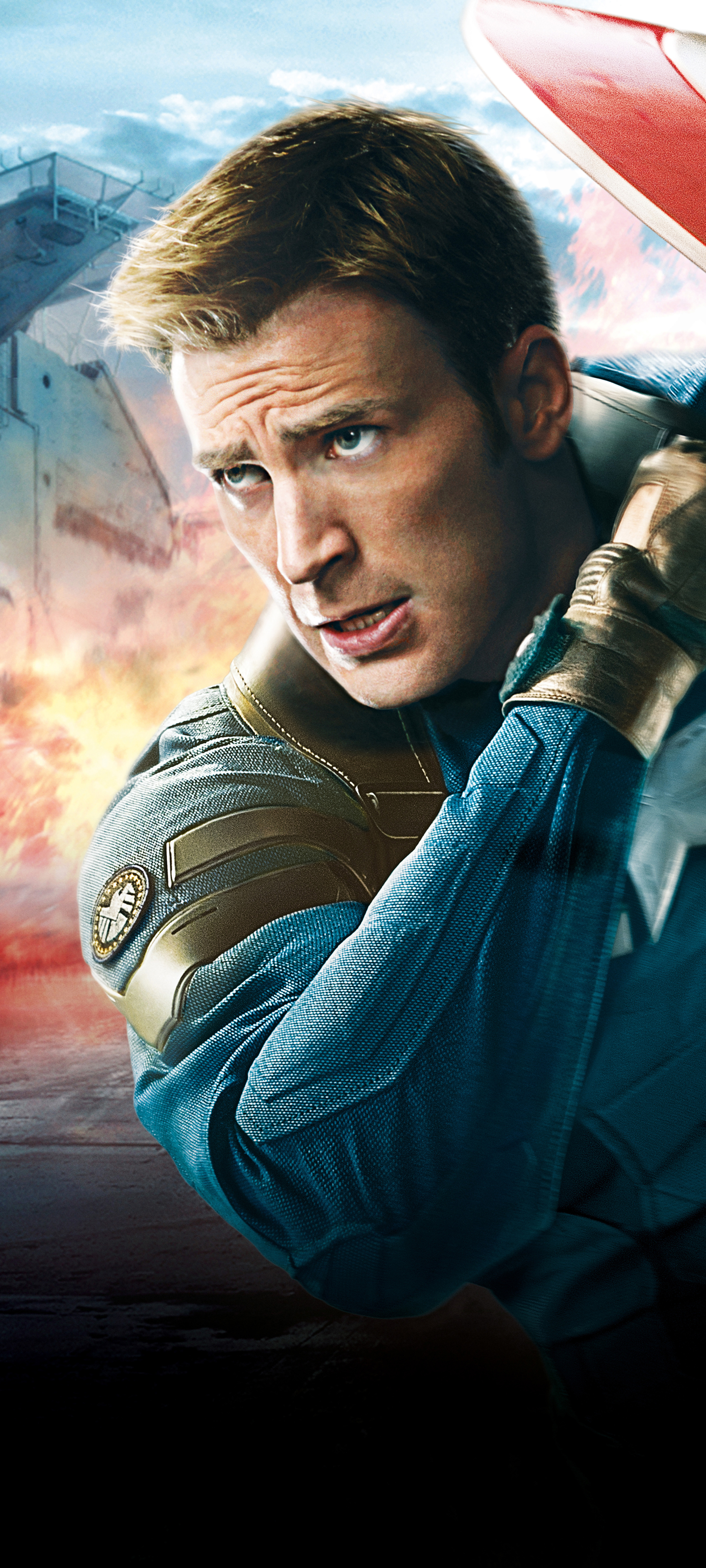 1440x3200  Крис Эванс Обои для Телефона