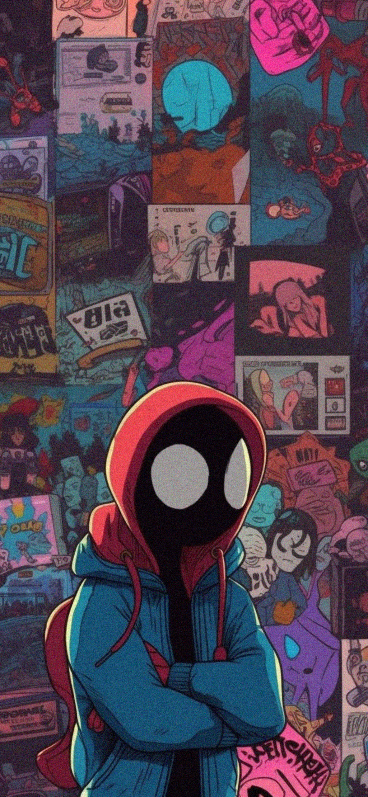 1183x2560  Человек-Паук Майлз Моралес Обои - Miles Morales Wallpapers 4k