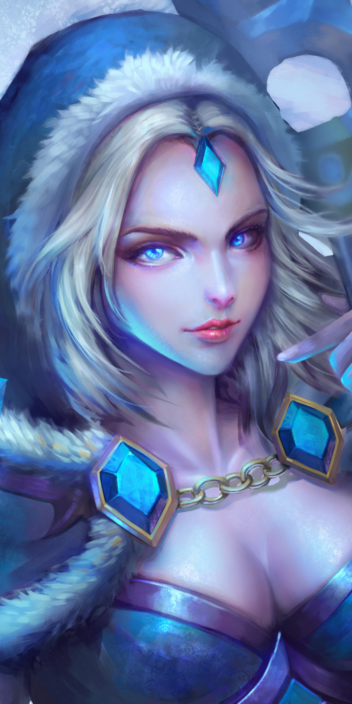 720x1440  Crystal Maiden (DotA 2) Обои на телефон