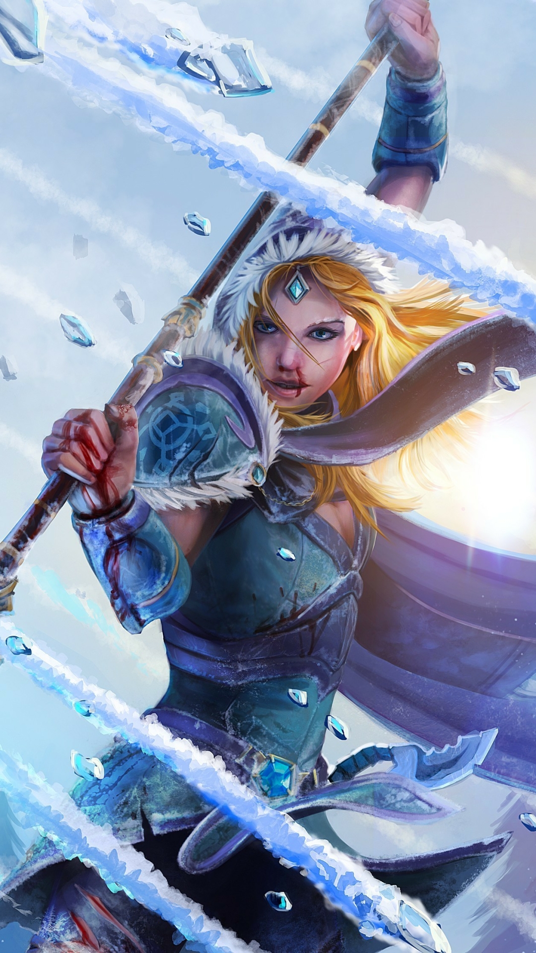 1080x1920  Crystal Maiden (DotA 2) Обои на телефон