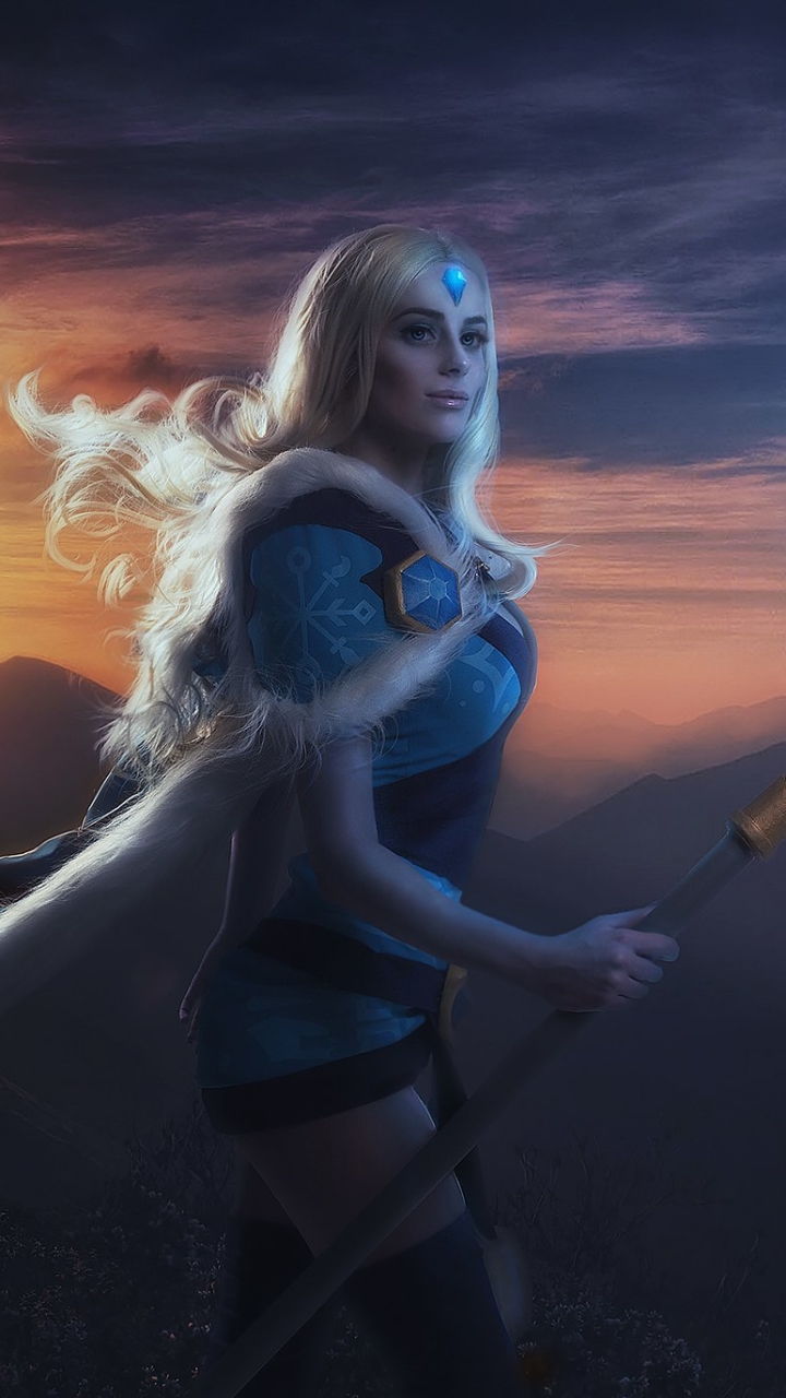 720x1280  Crystal Maiden - Dota 2 от domikagaz на DeviantArt