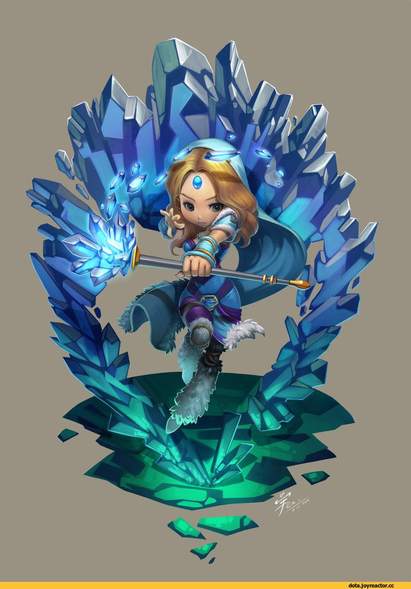 811x1161  ArtStation - Crystal Maiden (Dota 2)