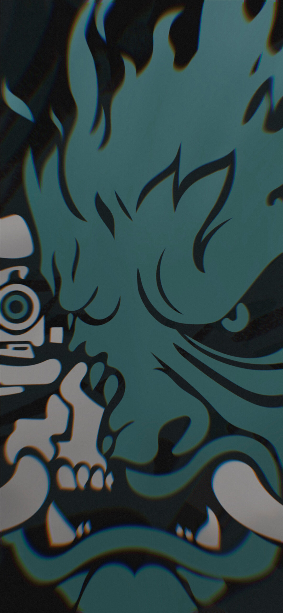 1183x2560  Обои Cyberpunk 2077 для телефона - Фоны с логотипом самурая 🦾🔥