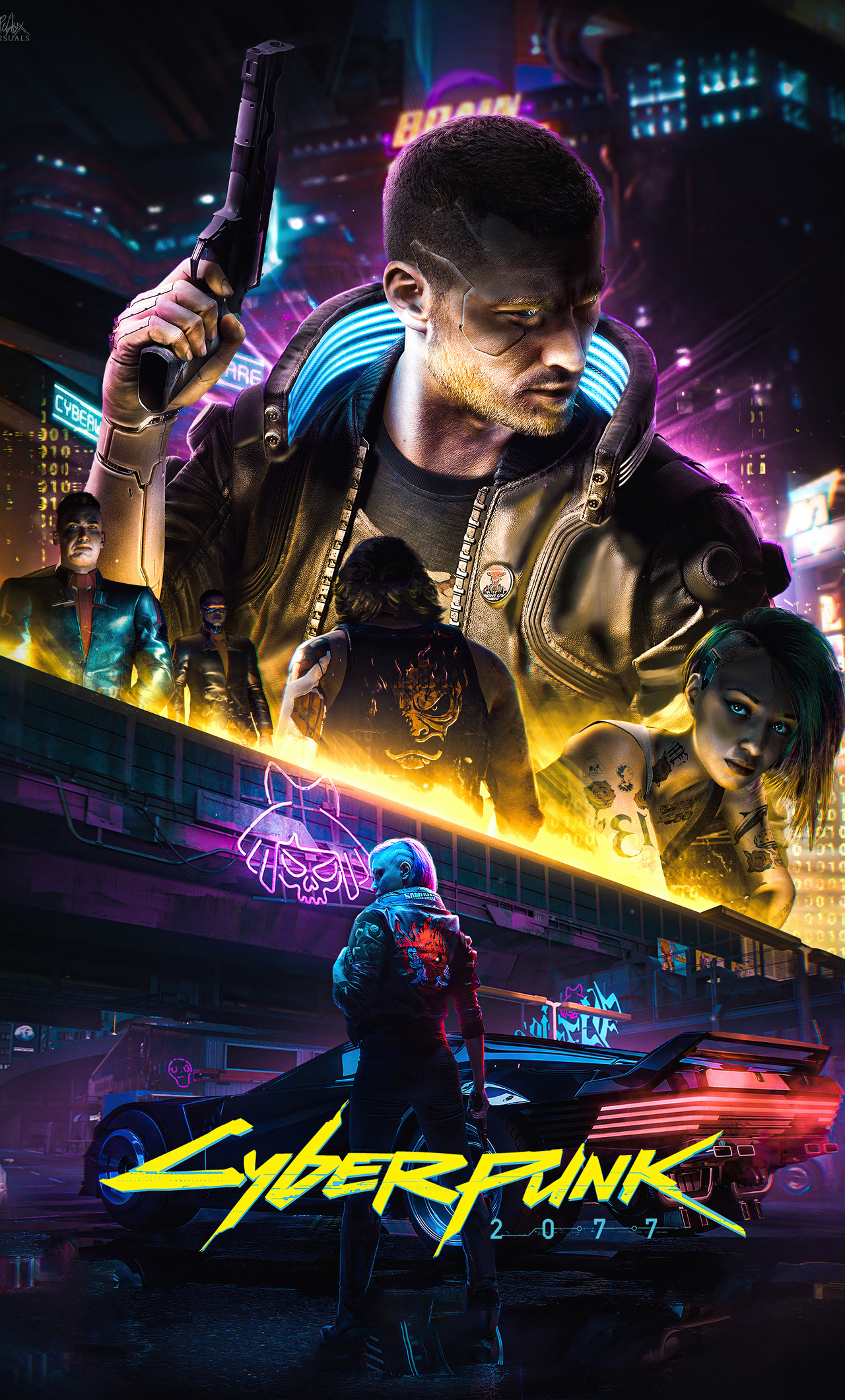 1280x2120  Cyberpunk 2077 Mad Peoples 4k iPhone 6+ HD 4k Обои, изображения, фоны, фото и картинки 1280x2120