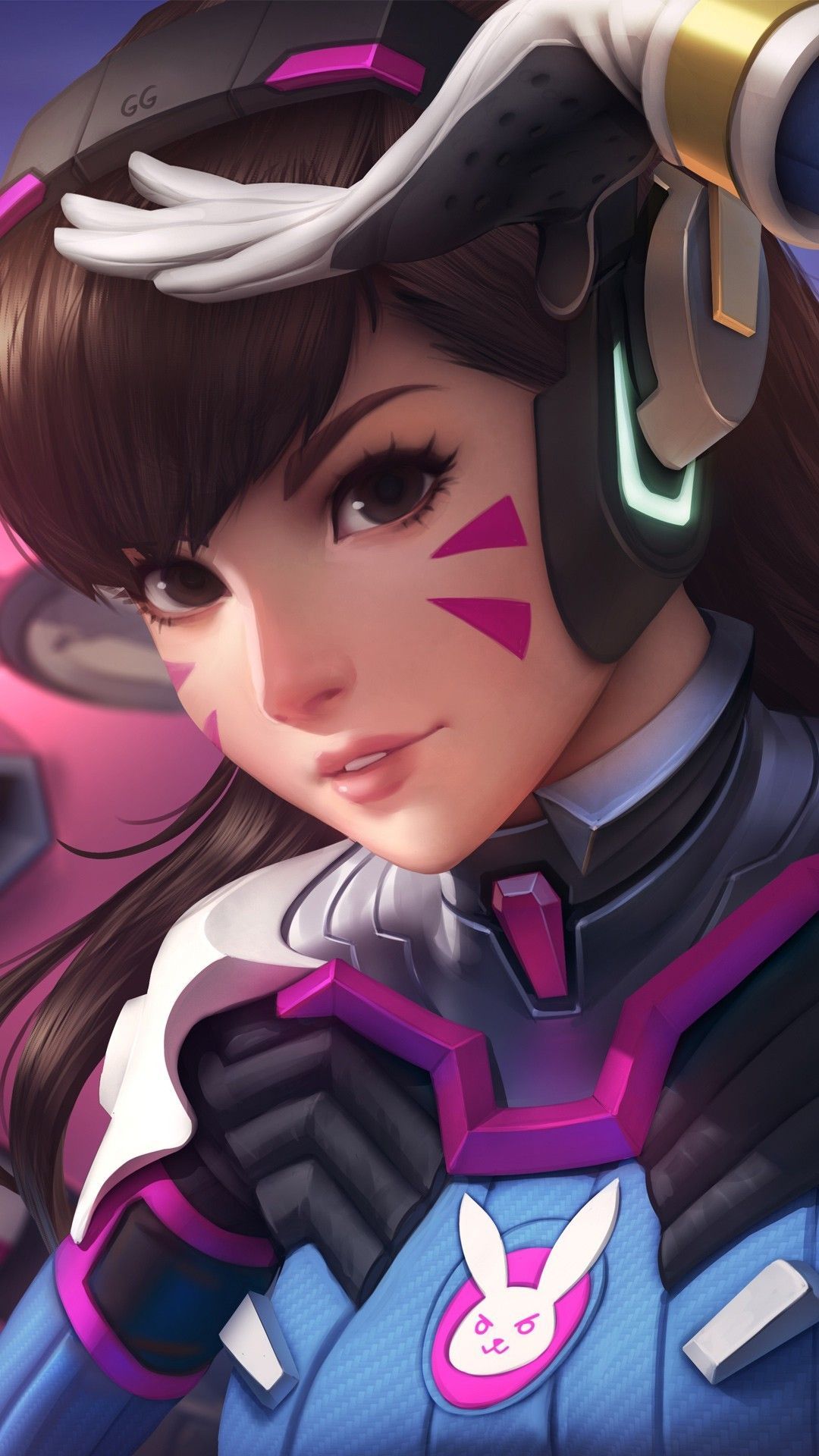 1080x1920  Обои D.Va Overwatch — Обои Пещера